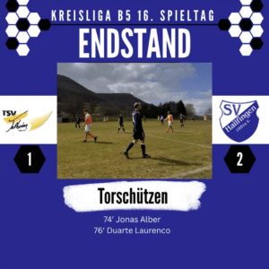 SGM Talheim/Öschingen/Gönningen II – SV Hailfingen 1:2 (0:0)