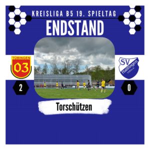 SV 03 Tübingen II – SV Hailfingen 2:0 (0:0)
