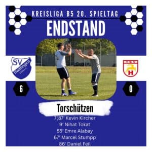 SV Hailfingen – SGM TSV Hirschau/SV Wurmlingen II 6:0 (2:0)