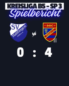 SV Hailfingen – SSC Tübingen II 0:4 (0:1)